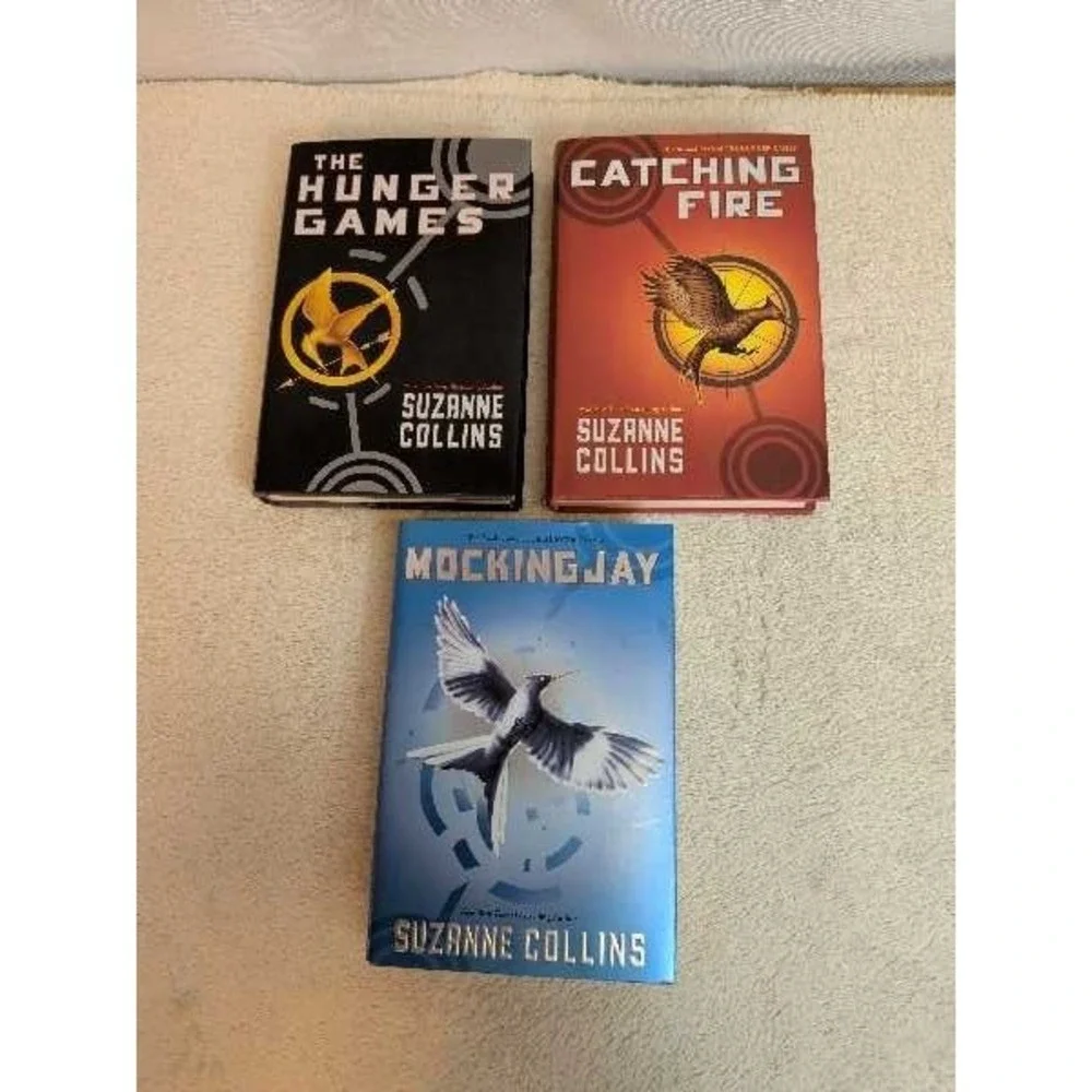 Suzanne Collins The Hunger Games Trilogy Set First Edition Hardcover Books 1 2 3